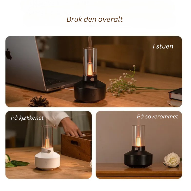 Luftfukter, diffuser,  aromaterapi